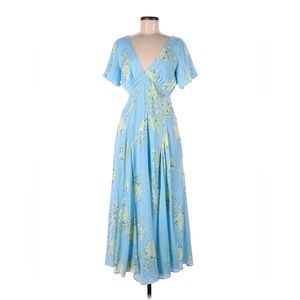 Free people floral maxi dress